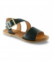 Sandalia negra para señora Shaddy 108240300