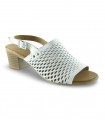 Sandalia blanca Salonissimos ELDA 73390