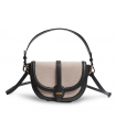 Bolso negro rafia Mac Alyster MS-553-03 73405