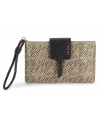 Bolso estampado negro para mujer Pepe Moll 251122