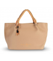 Bolso en color arena con asas Pepe Moll 251431