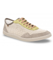 Zapatillas barefoot mujer en rejilla color crema El Naturalista N5914