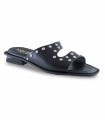 Sandalia tachas negra Marlinna 55151