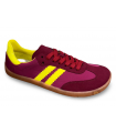 Zapatillas barefoot para mujer color cereza COQUEFLEX