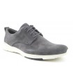 Zapato de cordones gris oscuro